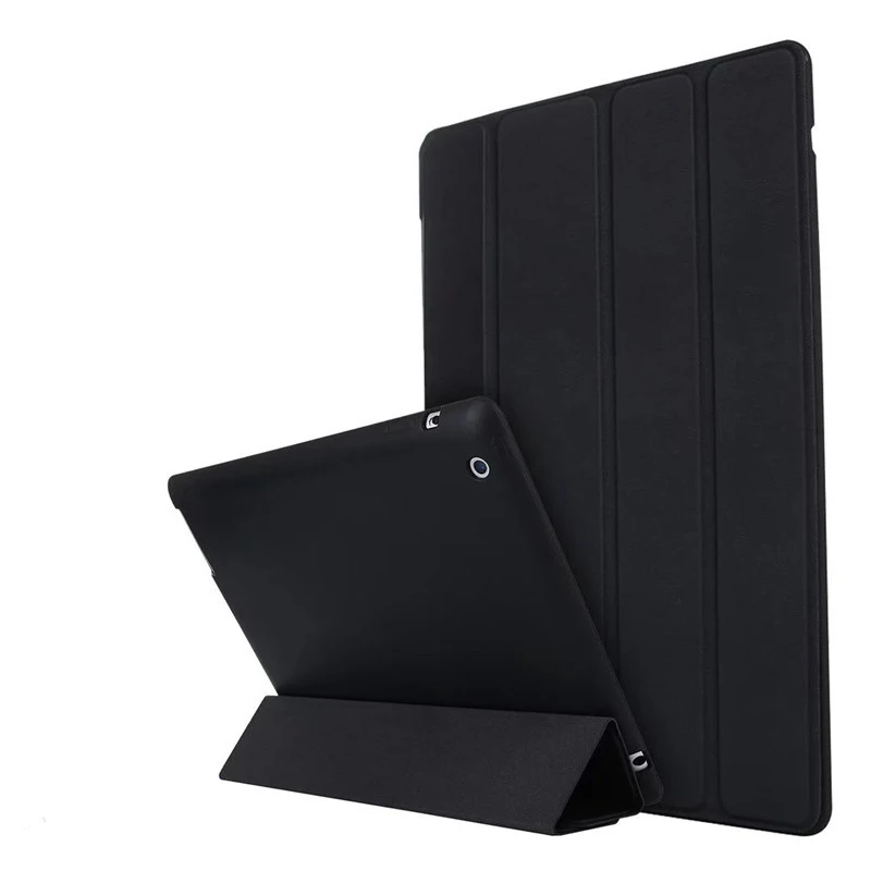 Для IPad 4 IPad 2 кожаный чехол мягкая Вернуться ТПУ Trifold Smart Cover противоударный Защитный чехол для IPad 2/3 /4