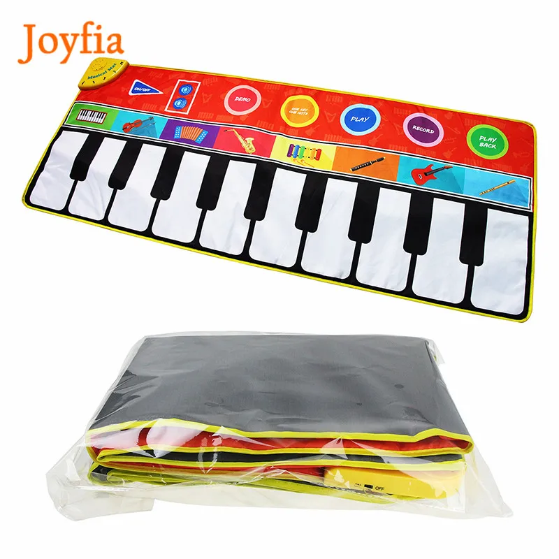 148x60 см детский игровой коврик многофункциональный музыкальный пианино клавиатура Игровой коврик дети детские образовательные игрушки развивающий коврик>