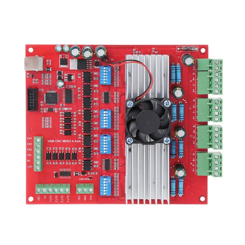 

1 Set MACH3 CNC USB 100Khz Breakout Board 4 Axis Interface Driver Motion Controller