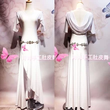Bellydance oriental Belly Indian gypsy dance dancing costume costumes clothes bra belt chain scarf ring skirt dress set suit 369