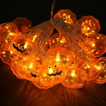 

2.5m/8.2ft 20 LED 6W Pumpkin Lantern Halloween Decoration String Lamp