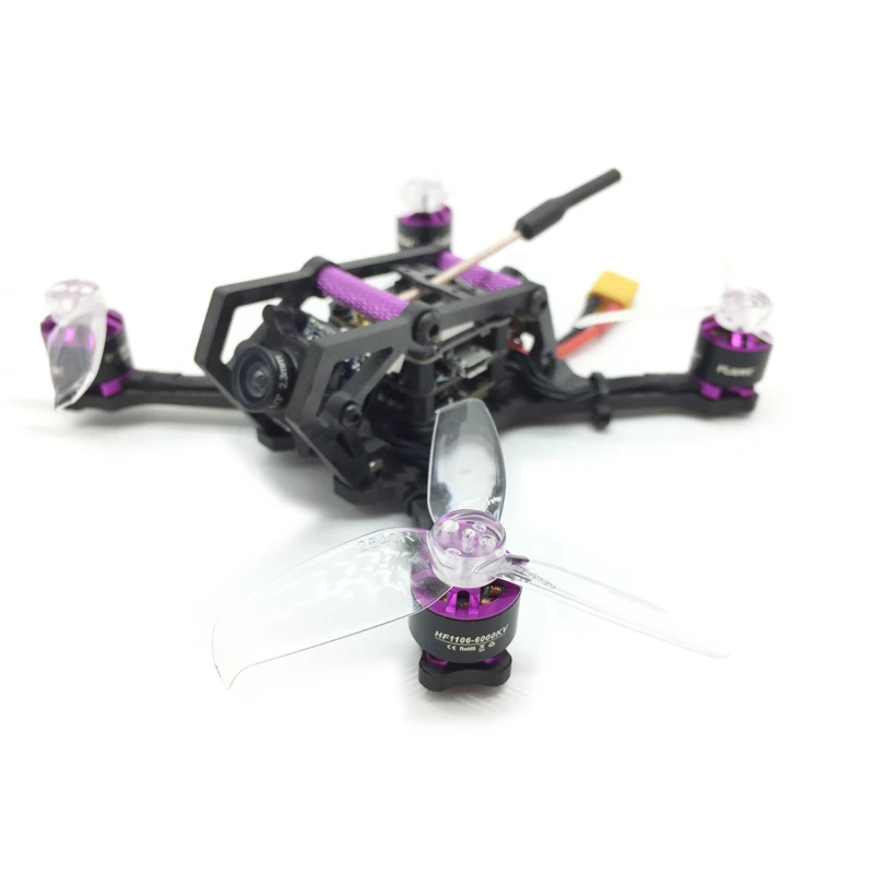 

HGLRC HORNET 120mm FPV Racing Drone PNP BetaFlight F4 OSD 13A Blheli_S ESC 5.8G 25/100/200/350mW VTX DIY RC Multi Rotor Models