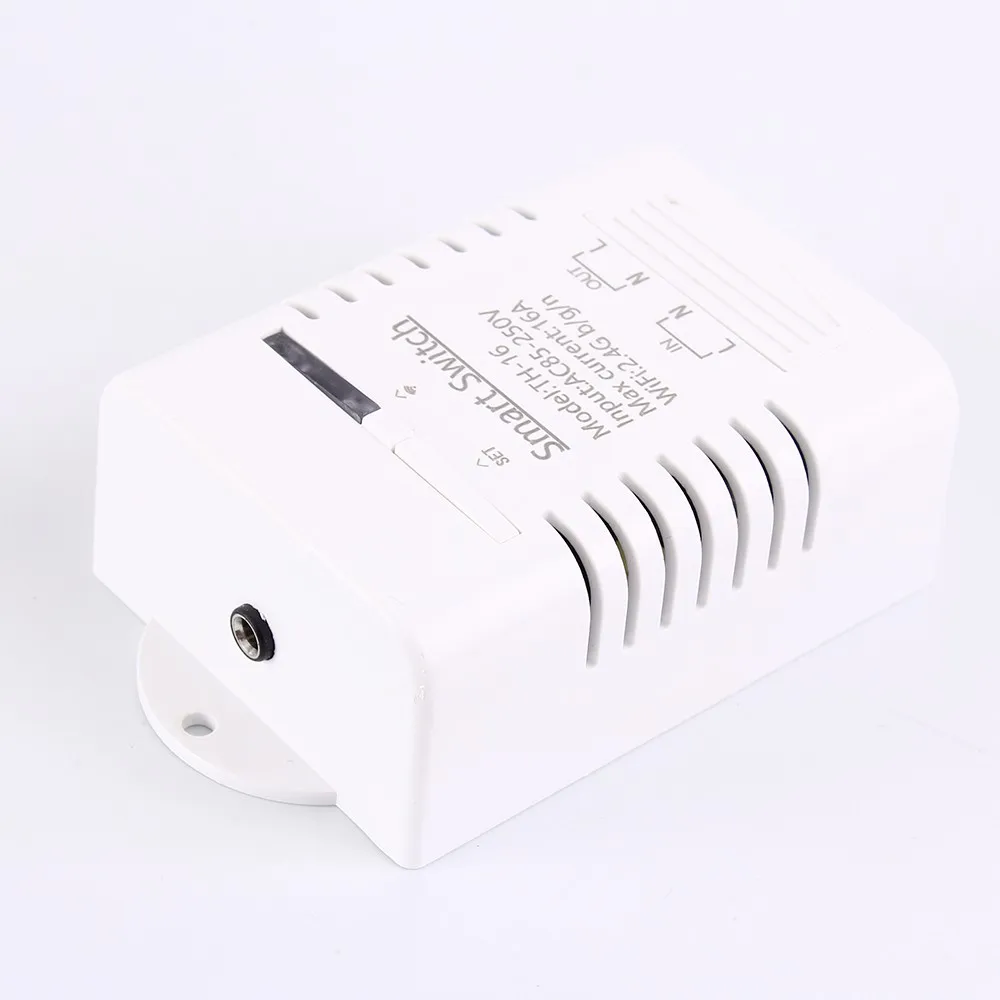 AC 85V 250V 16A беспроводной WIFI Интеллектуальный переключатель управления AM2301 монитор