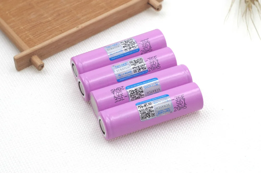 Литиевая батарея VariCore 35E 18650 мАч 3500 в 25 А INR18650 35E|lithium battery|power 18650battery |