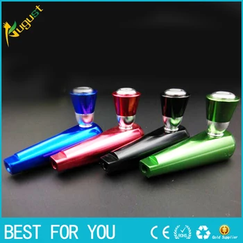 

10pcs/lot 2016 Good Quality Aluminum pipe Tobacco pipe tobacco evaporator smoking pipe