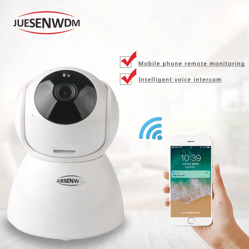 

JUESENWDM 1080P Night Vision iP Camera Wireless Mini Surveillance Baby Camera Home Security CCTV Camera Baby monitor