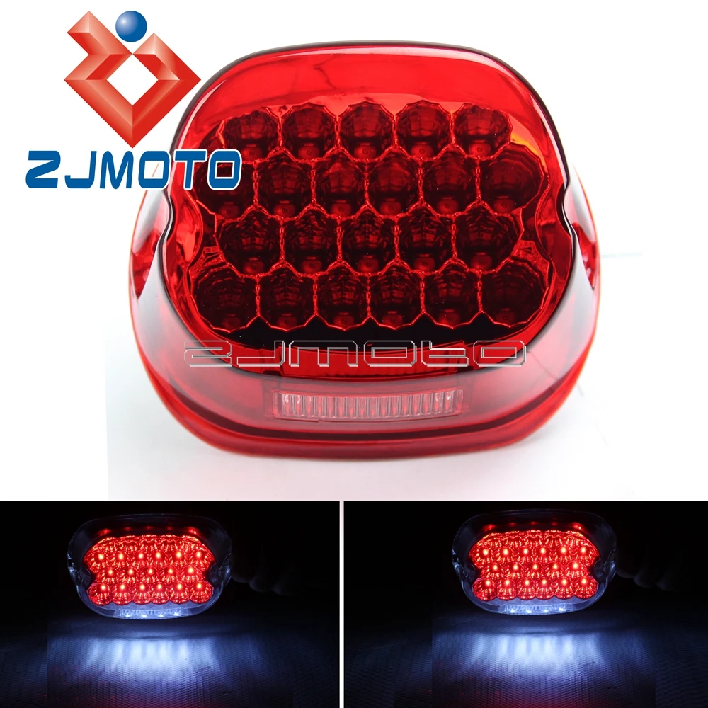 Buy LED Tail Light w/ Plate Light For Harley