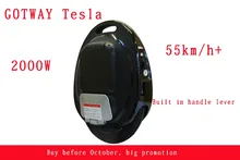 GOTWAY Tesla 16inch Electric font b unicycle b font Balance car single one wheel scooter 2000W