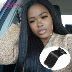

Grade 10A Cheap Brazilian Straight Hair 3 Pcs Brazilian Virgin Hair Straight High Quality Brazilian Hair Weave Bundles Color 1B