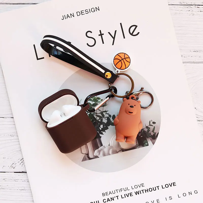 

New cute cartoon Earphone Silicone Case for Honor FlyPods / Honor FlyPods Pro / Huawei FreeBuds 2 Pro Anti-lost Protective Case