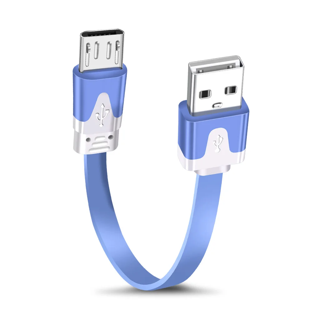 Олаф микро USB кабель 1 м 2 м 3 м Синхронизация данных USB кабель для зарядки телефона для samsung htc huawei Xiaomi Android телефон Быстрая Зарядка Кабели - Цвет: Blue Cable