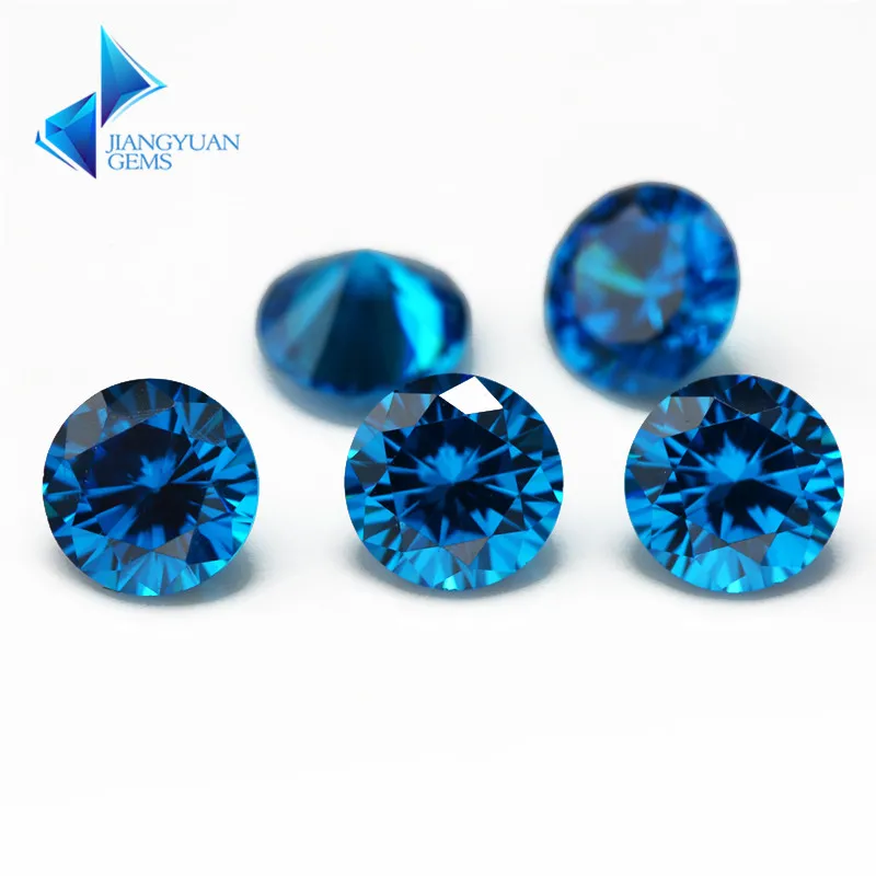 Buy 13mm Wholesale Dark SeaBlue 5A CZ Stone Brilliant