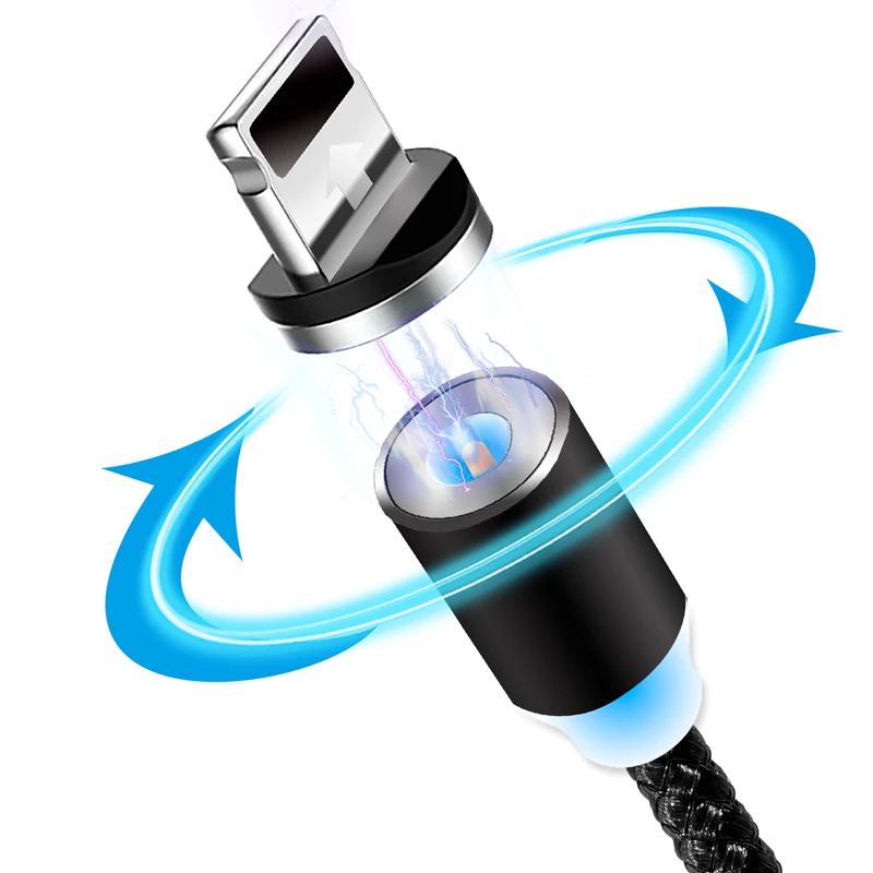 Магнитный 8pin Micro USB Type C Кабель адаптер NOHON быстрая зарядка для iOS iPhone XR XS Max X Xiaomi Android