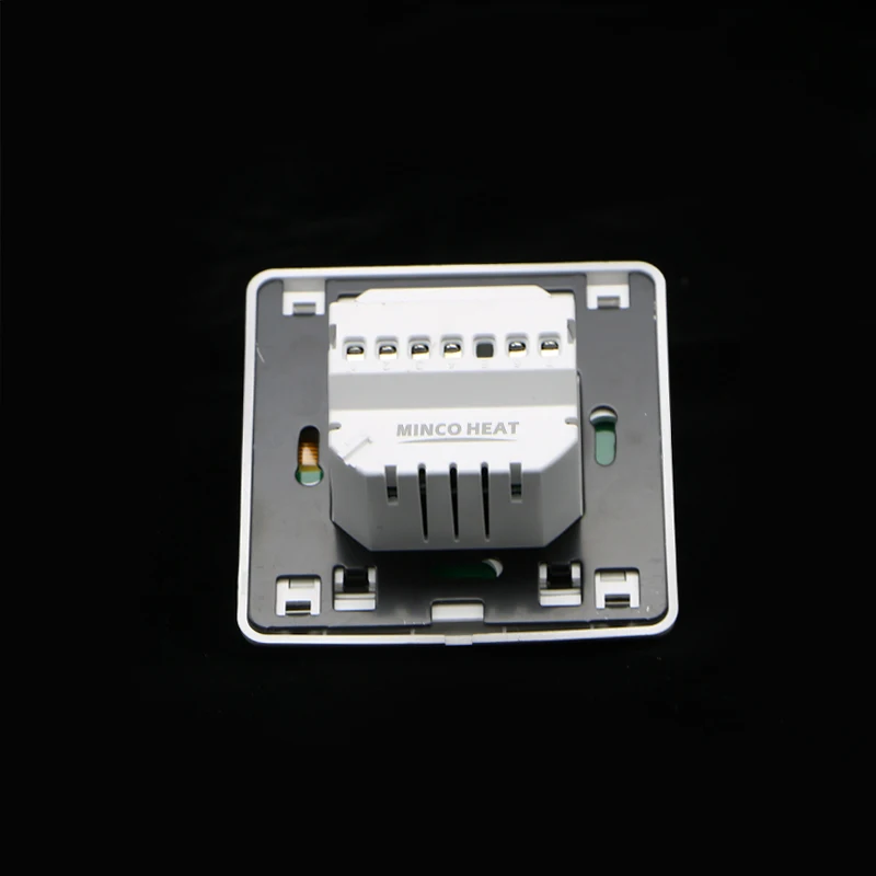 Цифровой термостат с сенсорным ЖК-экраном, Еженедельный программируемый комнатный подогрев пола, регулятор температуры