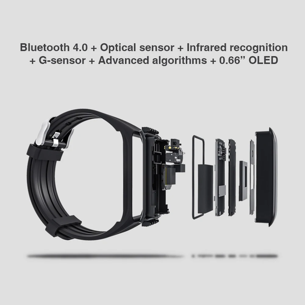 Новый Makibes HR2 Bluetooth 4 0 Для мужчин женщин умный Браслет Фитнес трекер непрерывной