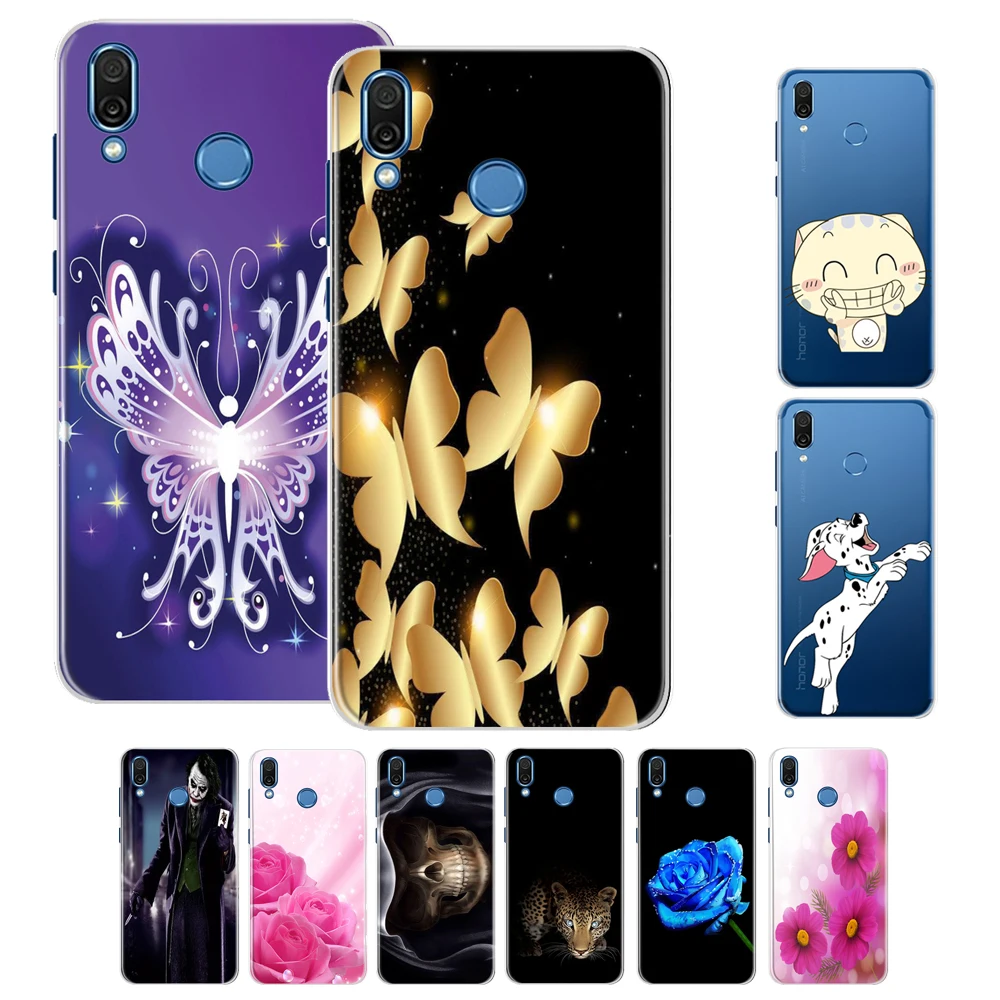 Новинка для huawei Honor Play 2018 силиконовая мягкая Задняя накладка чехла из ТПУ Coupe