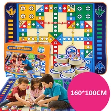 155*98 см многофункциональное ползающее одеяло Летающие шахматы детский коврик игровой коврик игрушка обучающая родитель-детская игра шахматы портативные
