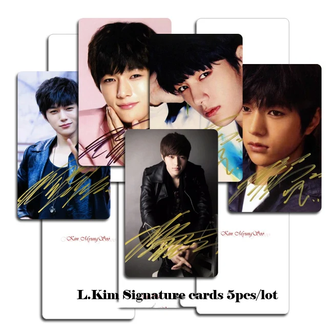 LOT OF 3 INFINITE F 靑 L MYUNGSOO Official Photocard Myung Soo 