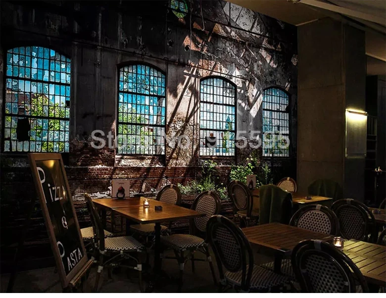 papel de parede foto vento janela arte pintura de mural