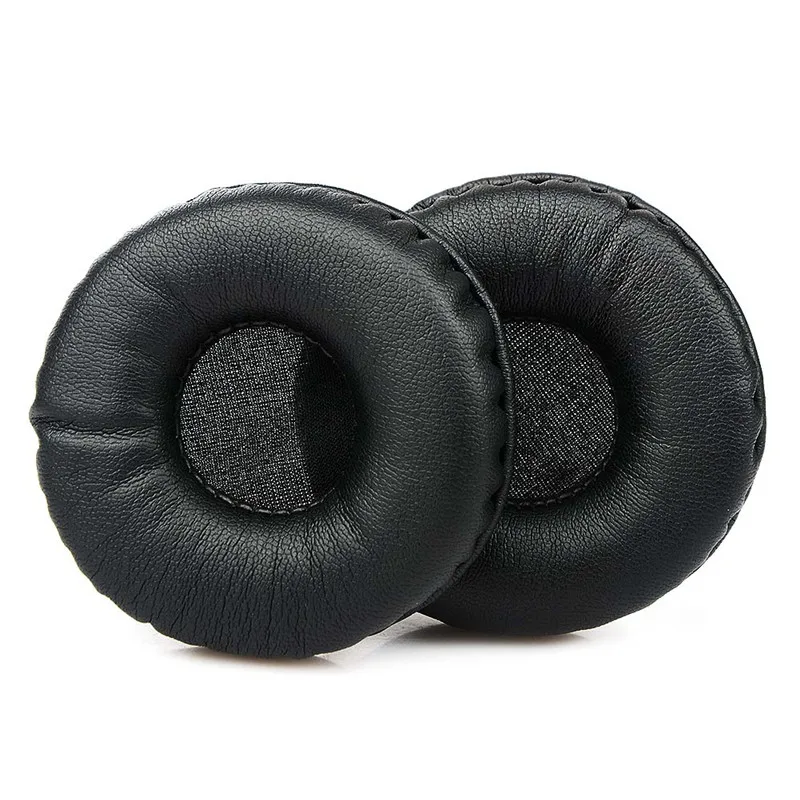 

1pair Black Replacement Earpad Cushion For Sony MDR-V150 V250 V300 V100 V200 V400 DR-BT101 ZX100 ZX300 Headphones Headset 70MM
