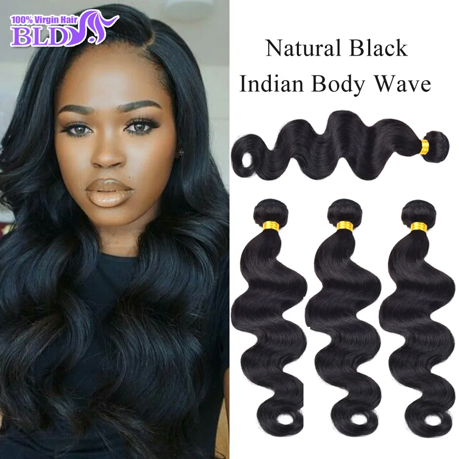 Virgin Indian Hair Extensions Real Indian Remy Hair Body Wave 7a