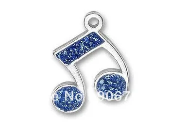 

fashion blue music note charms jewelry