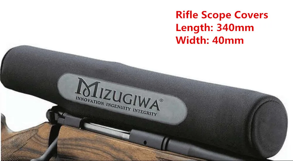 MIZUGIWA 2 pcs Rifle Scope Covers Gun Rifle Hunting Accessories