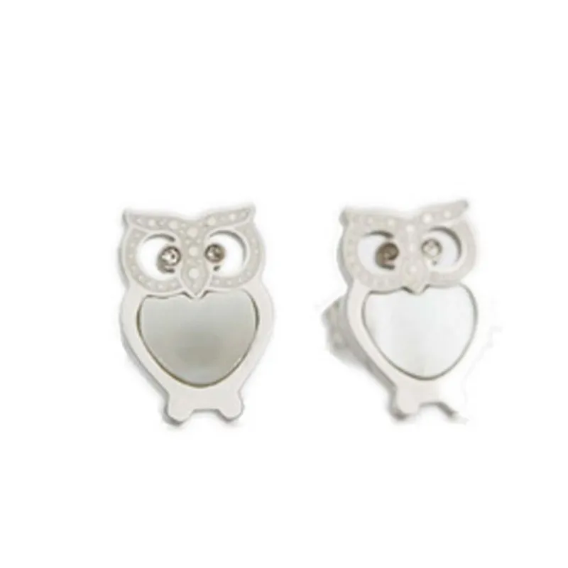 

Owl Pendant Silver Plated Earring Cubic Zircon Earring Fashion Female Cloth Accessories