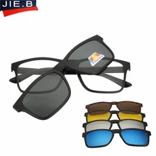 5 objektiv magnet clips Polarisierte Sonnenbrille Lesebrille männer frauen mode presbyopie brille für hyperopie + 1.+ 1.5 + 2.0 + 2.5 + 3