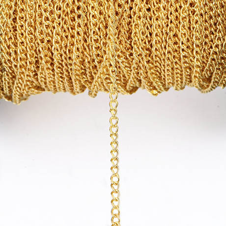 Bracelet Necklace Chains 2.5/3.5/4.5mm Silver/Gold/Gunblack/Antique Bronze Link Chain for DIY Jewelry Making Accessories