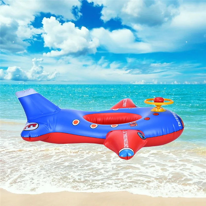 2018 дети Плавание ming кольца детские надувные Плавание кольцо плавающей Спасательный круг милой бассейна ребенок самолетов игрушки сиденья
