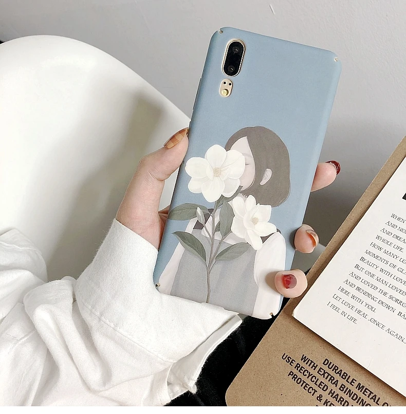 GIMFUN Роскошный Ретро чехол для телефона с цветочным рисунком для Iphone 11 Pro Max жесткий пластиковый чехол для IPhone Xr X Xsmax 7 8 6 Plus