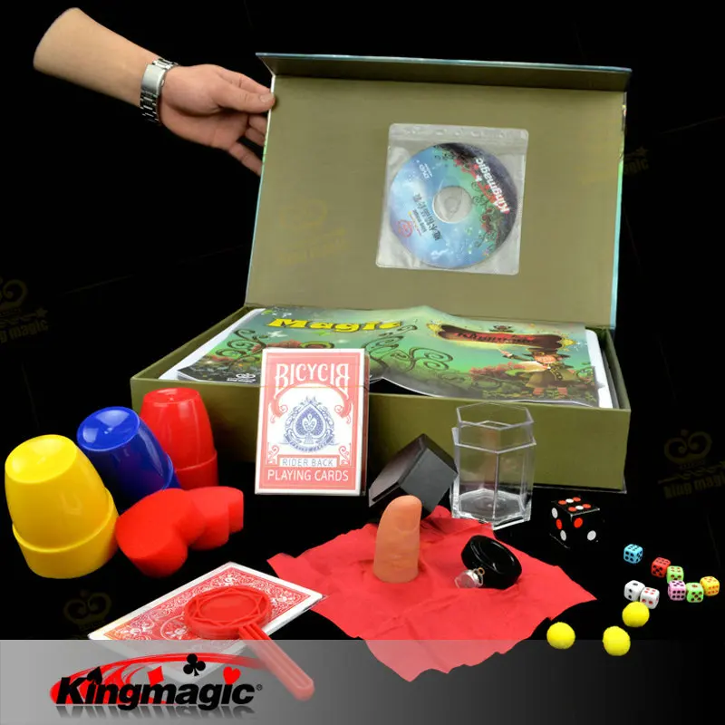 

Puzzle Magic Gift Box High-grade Magic Prop Varied Magic Tricks Toys High Quality with Teaching Video