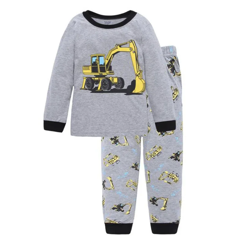 Children's pajamas backhoe pattern (3)