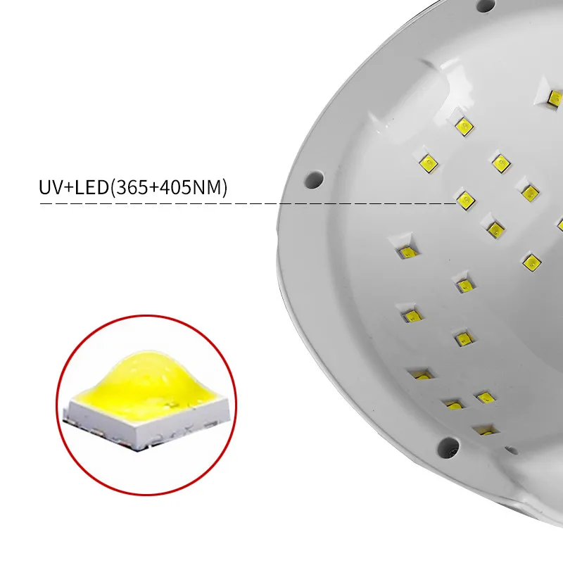 Сушилка 48 Вт SUNUV гель аппарат для сушки ногтей Светодиодная лампа для ногтей двойной свет отверждения ногтей сушилка Инструменты Lampa Led Do Paznokci