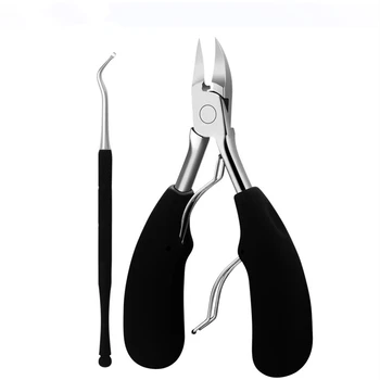 

Nail Cutter Clipper 2pcs Stainless Steel Manicure Set Pedicure Nail Scissors Nipper Clipper Ingrown Toe Trimmer Art Care Tools