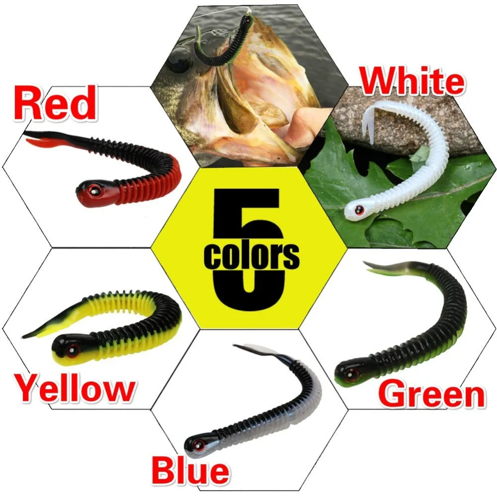 5Pcs soft Bait Fishing Lures (8)
