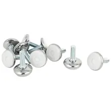 10 шт., регулируемый, M8 x 25 мм нить, напольные набойки для мебели