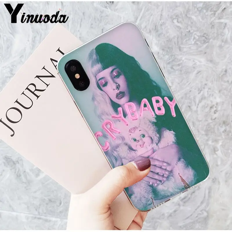 Yinuoda Melanie Martinez Cry baby мягкий силиконовый черный чехол для телефона для iPhone 5 5Sx 6 7 7plus 8 8Plus X XS MAX XR - Цвет: A15