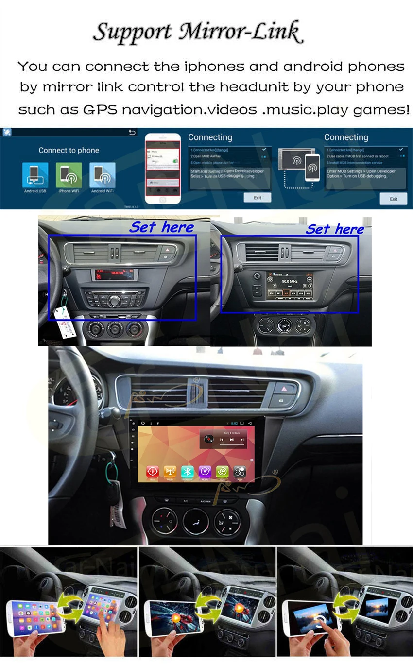 Android 7,1 автомобильный Радио плеер gps Navi для Citroen C3-XR Автомобильный мультимедийный стерео аудио головное устройство авто навигация HD сенсорный экран