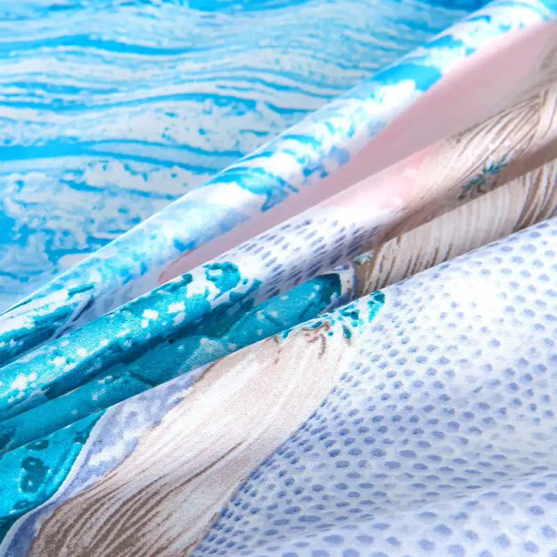 Disney холодное сердце Анна 3D печатных постельные принадлежности одеяла наборы пододеяльники простыни для девочек спальня хлопок 600TC мягкий Тканый фиолетовый синий цвет
