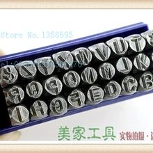 1/" 4 мм заглавная буква пробойник A-Z пробойник штамп набор 27 шт., заглавная буква штамп, ювелирные изделия штамп Пробойники