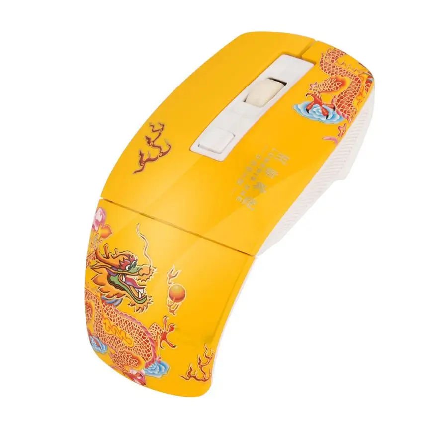 

ECO HIPERDEAL Fashion Mouse 2.4G Wireless Foldable Folding Arc Optical Mouse for Microsoft Laptop Notebook May29