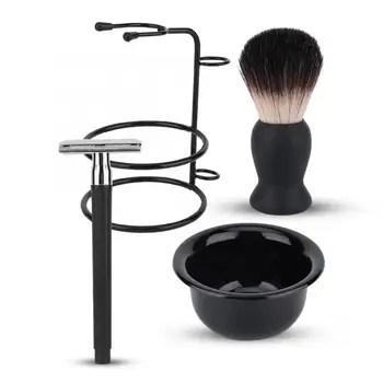 

New Beauty Design Men Shaving Bowl Mug Brush Soap Dish Stand Holder Portable Shaving Razor Beard Clean Shaver Kits Set