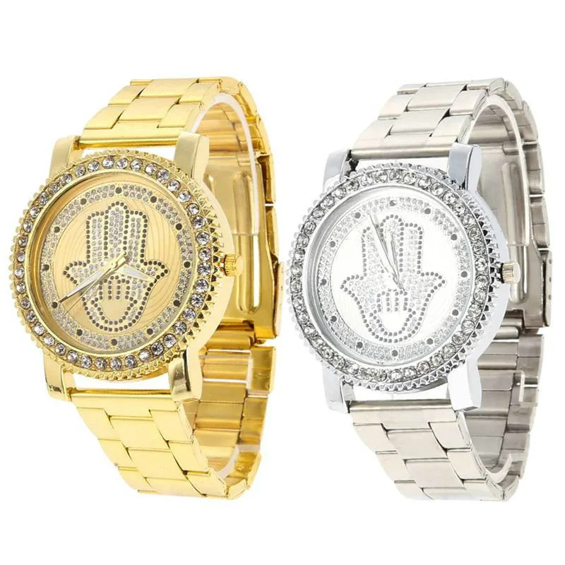 

2018 Top Famous Brand Luxury Watch Ladies Palm Stainless Steel Wristwatch Quartz Watch Women Watches Clocks Montre Femme