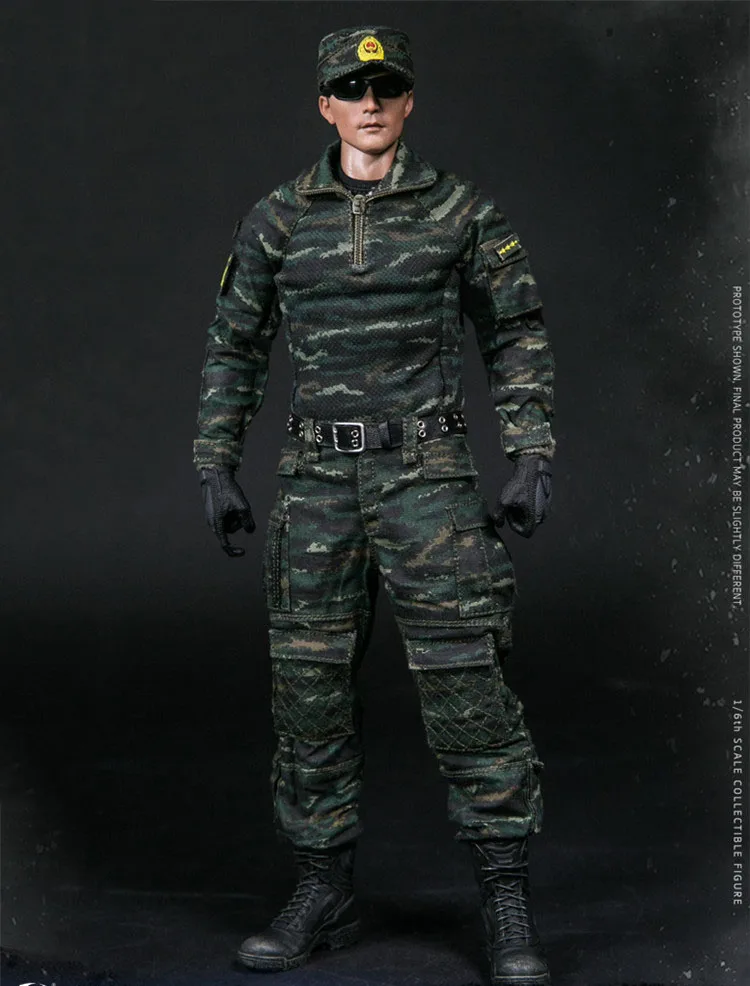 Коллекционная экшн фигурка военного солдата 1/6 года команда спецназа китайской