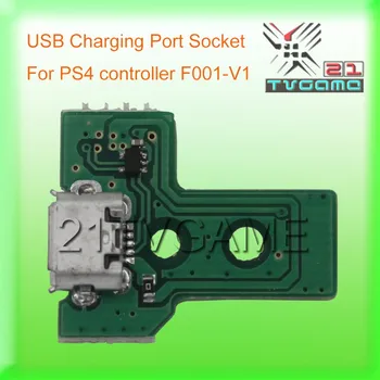 

10pcs/lot F001-V1 USB Charging Port Socket Board For PS4 JDS-030 JDS030 Charging Port Socket