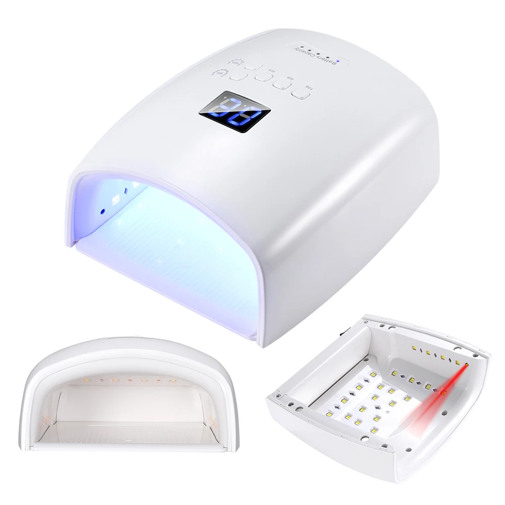 

S10 Portable 48W Nail Dryer 30 LEDs UV LED Manicure Tool Sun Light Infrared Sensing Smart Nail LED Lamp For All Types Gel