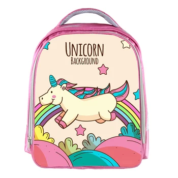 

13 Inch Unicorn Backpack Rainbow Horse Backpack Kids School Bags for Boys Girls Schoolbag Kindergarten Child Bags