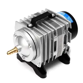 

65L/min Electromagnetic Air Compressor Pump Oxygen Aquarium Fish Pond Compressor Hydroponic Air Aerator Pump ACO-003 220V 35W